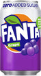 Fanta Grape Zero Added Sugar 330ml