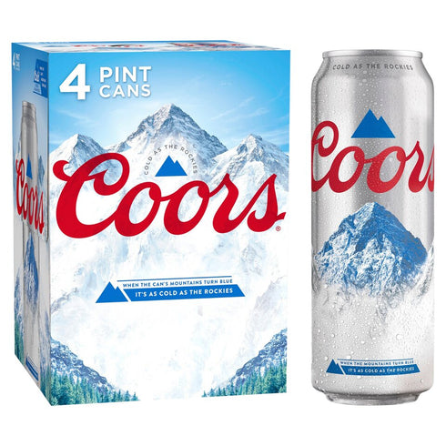Coors Lager 4 x 568ml