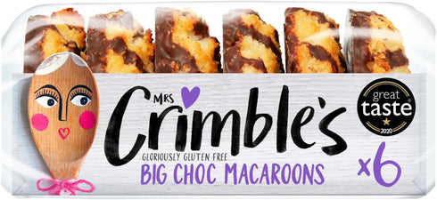 Mrs Crimble's 6 Big Choc Macaroons 225g