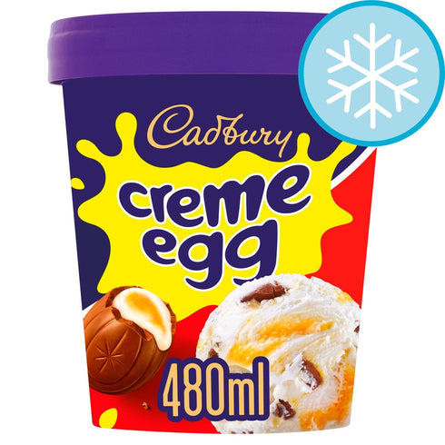 Cadbury Creme Egg Ice Cream Tub 480ml