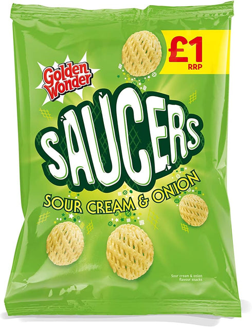 Golden Wonder Saucers Sour Cream & Onion 65g