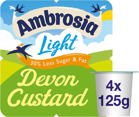 Ambrosia Devon Custard 4 x 125g (500g)