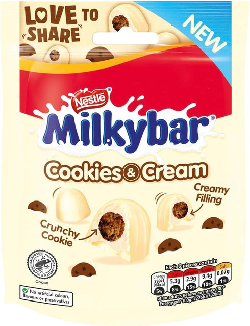 Milkybar Cookies And Cream 90g