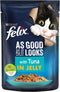 Felix Cat Food Pouch With Tuna In Jelly 100g