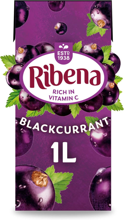Ribena Blackcurrant Juice Carton 1L