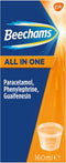 Beechams All in One Liquid, Cold and Flu Relief with Paracetamol 160ml