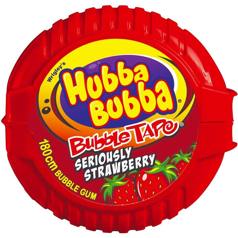 Wrigley's Hubba Bubba Bubble Tape Awesome Snappy Strawberry 56.7g