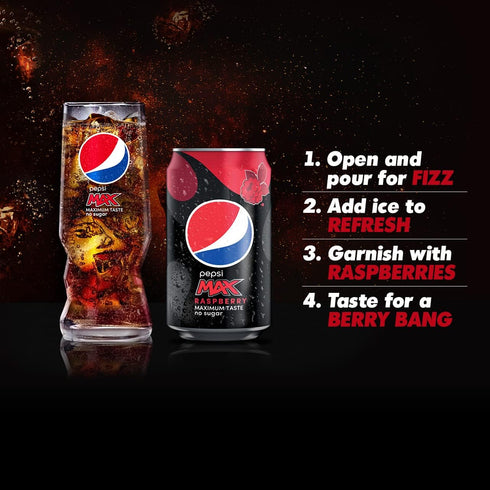 Pepsi Max Raspberry 330ml