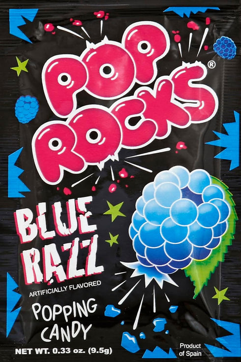 Pop Rocks Blue Razz Popping Candy 9.5g