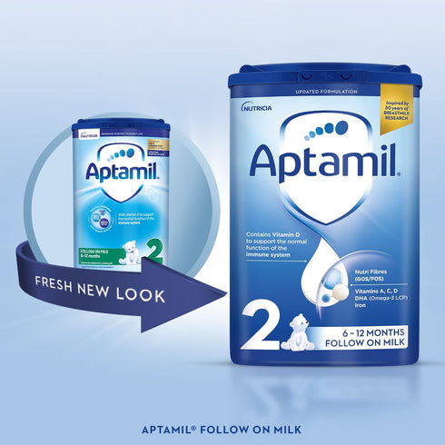 Aptamil 2 Follow On Baby Milk Formula 6-12 Months 800g