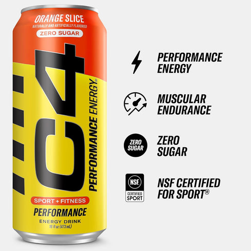 C4 Energy Orange Slice 500ml