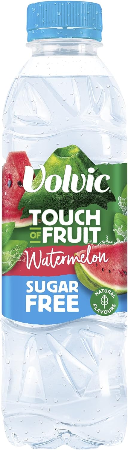 Volvic Touch of Fruit Sugar Free Watermelon Natural Flavoured Water 500ml