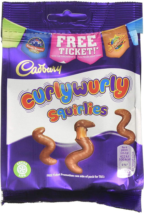 Cadbury Curly Wurly Squirlies Bag 95g