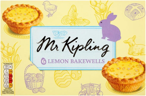 Mr Kipling 6 Lemon Bakewells