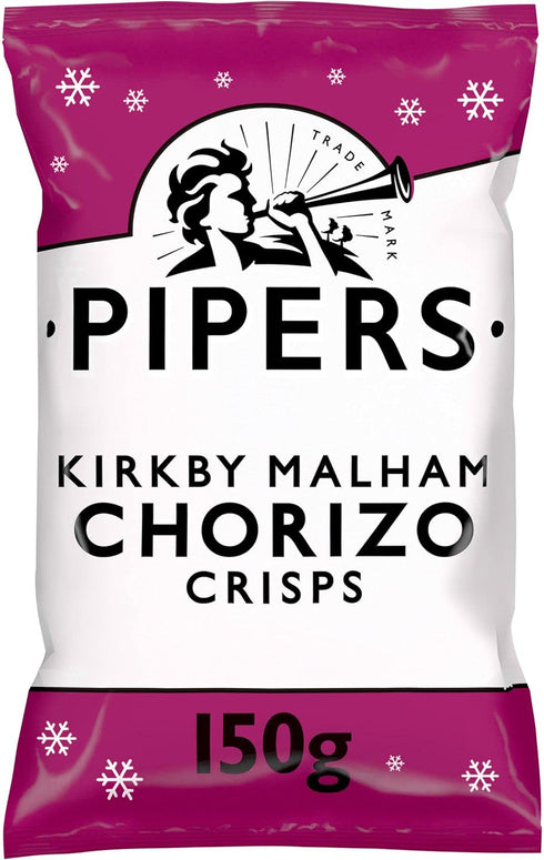 Pipers Kirkby Malham Chorizo Sharing Crisps 150g