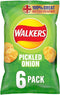 Walkers Pickled Onion Multipack 6 x 25g