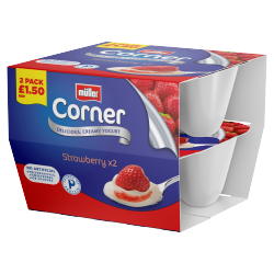 Müller Corner Strawberry 2 x 136 (272g)