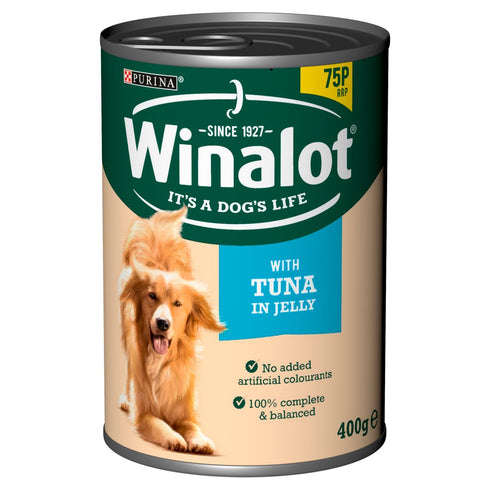 Winalot Classics Tinned Dog Food Tuna 400g