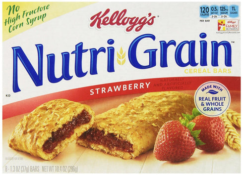 Kelloggs Nutri-Grain Strawberry Cereal Bar 37g
