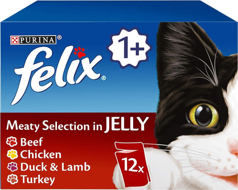 felix Original Meaty Selection in Jelly 12 x 100g (1.2kg)