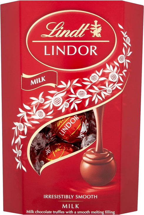 Lindt Lindor Milk Chocolate Truffles Carton 200g