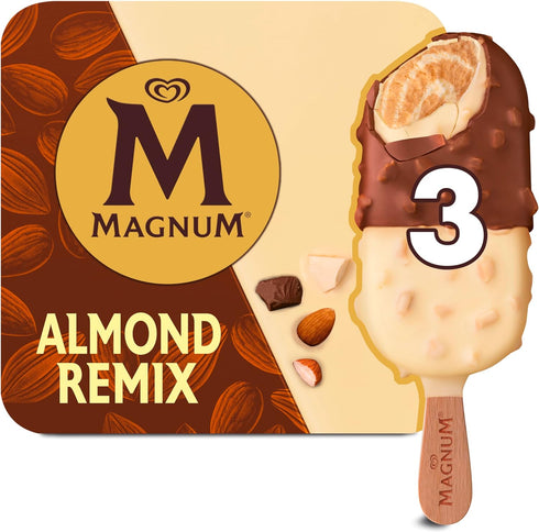 Magnum Almond Remix Ice Cream 3 x 85 ml