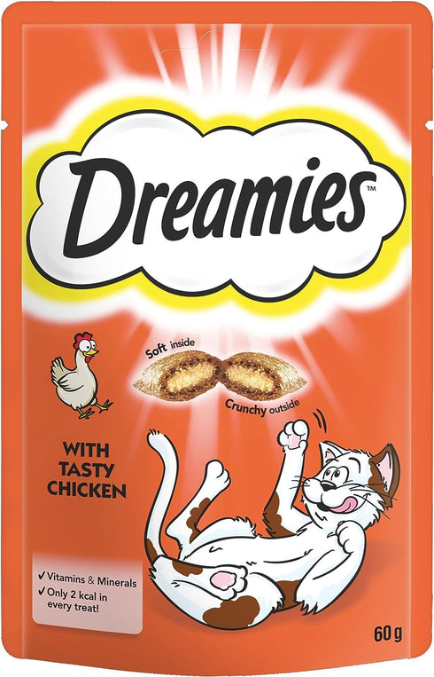 Dreamies Cat Treats With Chicken 60g