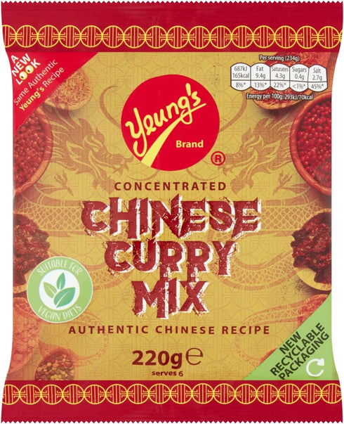 Yeung's Brand Concentrated Chinese Curry Mix 220g