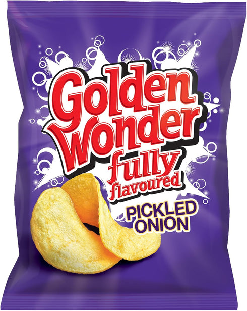 Golden Wonder Fully Flavoured Pickled Onion 32.5g