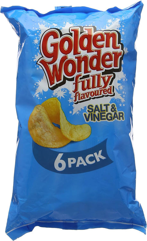 Golden Wonder Salt & Vinegar 6 x 25g