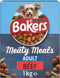 Bakers Meaty Meals Adult Dry Dog Food Beef 1kg