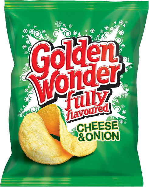Golden Wonder Fully Flavoured Cheese & Onion 32.5g