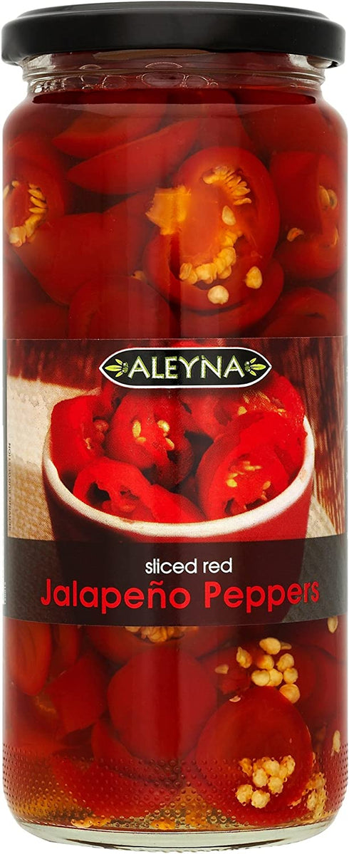 Aleyna Sliced Red Jalapeno Peppers