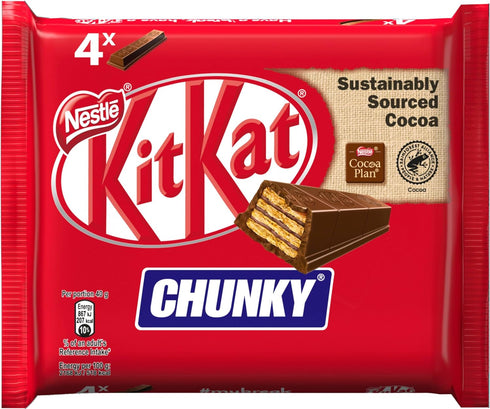 Kit Kat Chunky Chocolate Bar 4 Pack