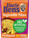 Uncle Bens Vegetable Pilau Microwave Rice 250g