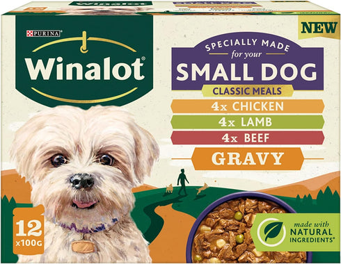 Winalot Meaty Chunks Mixed in Gravy Pouches 12 x 100g