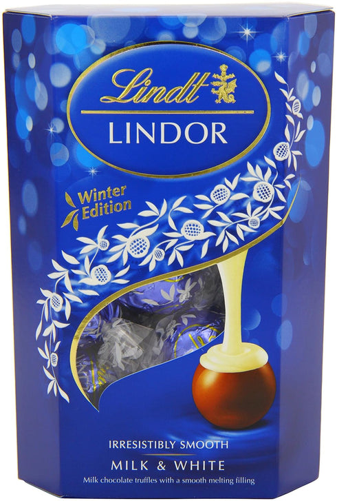 Lindt Lindor Limited Edition Milk & White 200g
