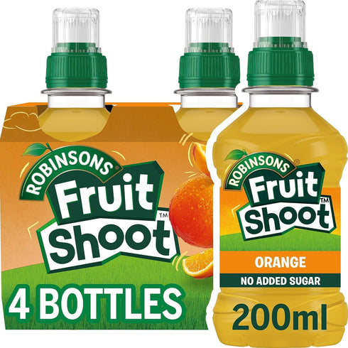Robinsons Fruit Shoot Orange Juice Drink 4 x 200ml