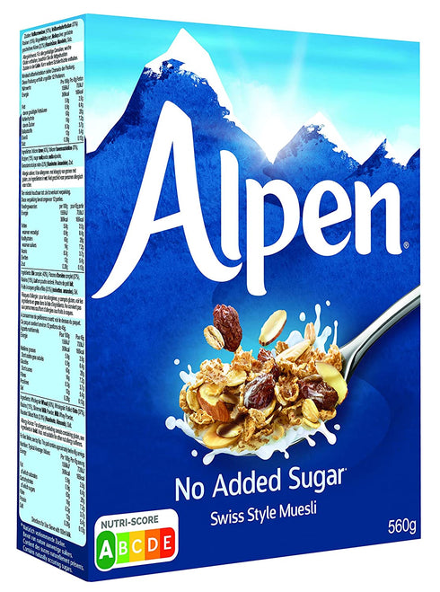 Alpen No Added Sugar 550g
