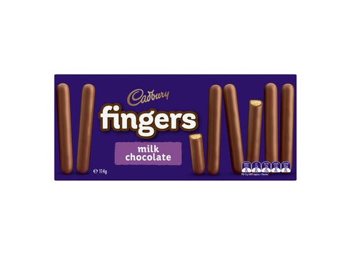 Cadbury Fingers Milk Chocolate 114g