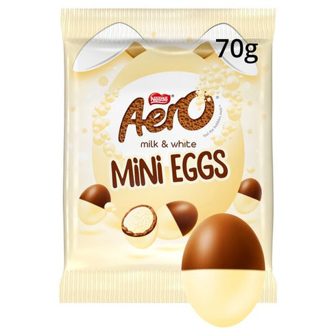 Aero Milk & White Mi?ni? Eggs 70g
