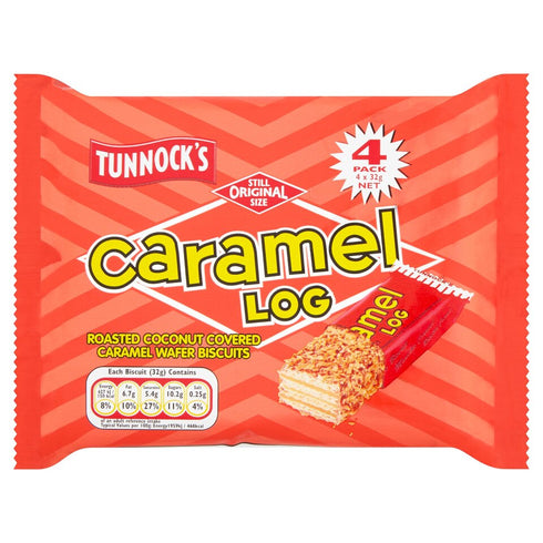 Tunnocks Caramel Log 4 Pack