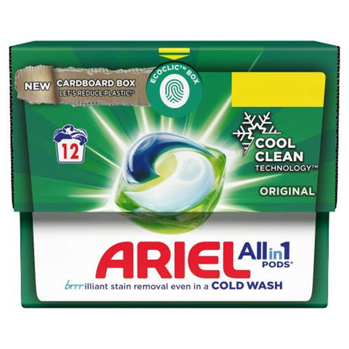 Ariel All-in-1 PODS®, Washing Liquid Capsules 12 Washes