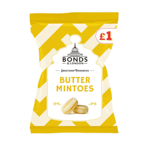 Bonds Butter Mintoes Bags 150g