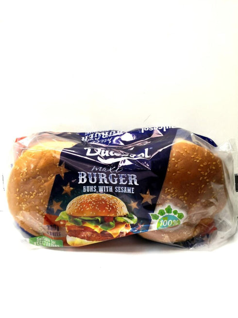 Dulcesol 4 Mega Burger Buns with Sesame
