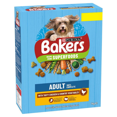 Bakers Adult with Tasty Chicken & Country Vegetables 1kg