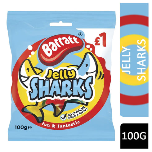 Barratt Jelly Sharks 100g