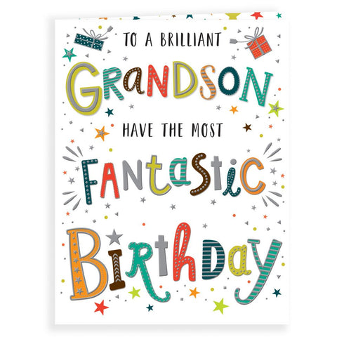 Birthday Card Grandson