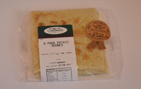 Stuarts Potato Scones 6 Pack