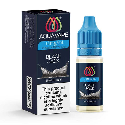 AquaVape Black Jack E-Liquid 12mg